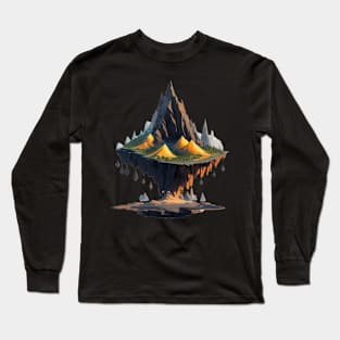 3d landscape Long Sleeve T-Shirt